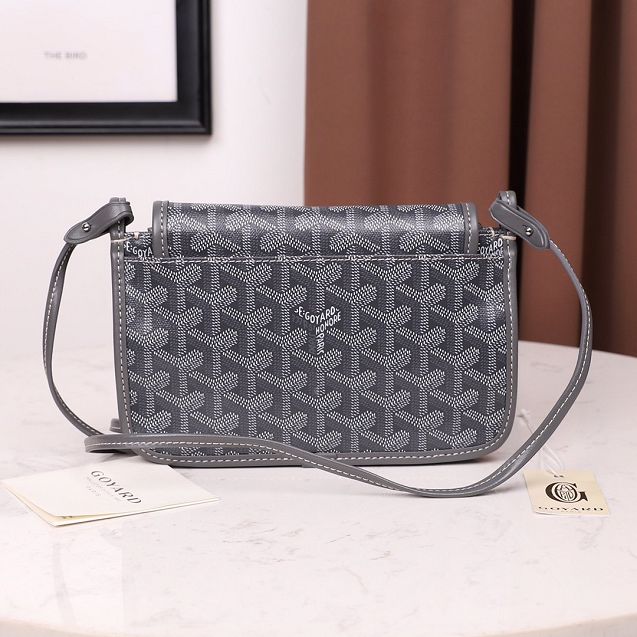 Goyard original canvas plumet pouch GY0010 grey