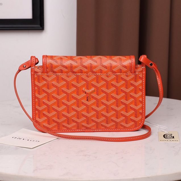 Goyard original canvas plumet pouch GY0010 orange