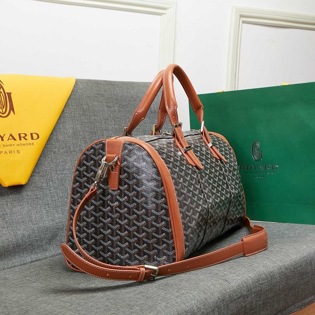 Goyard canvas travel bag GY0011 black&brown