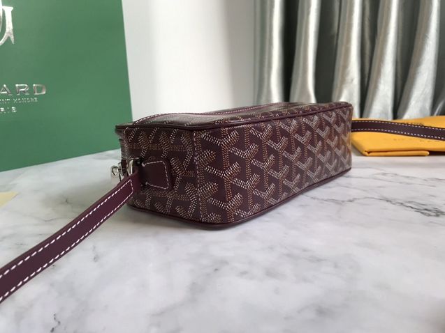 Goyard original canvas cap vert bag GY0015 bordeaux