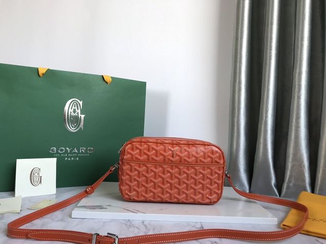 Goyard original canvas cap vert bag GY0015 orange