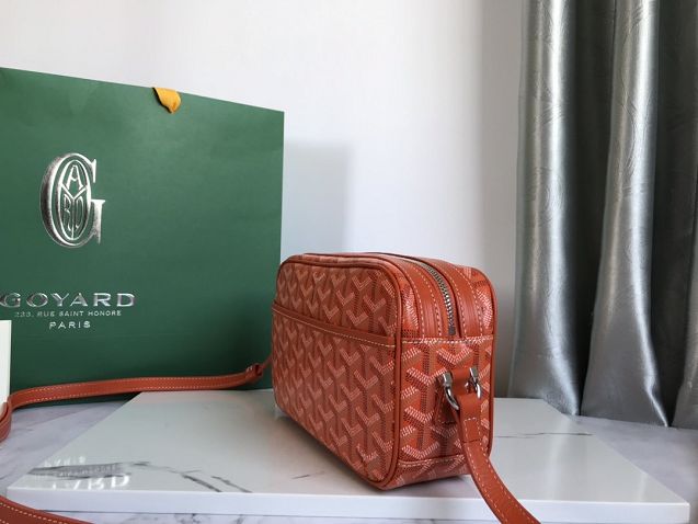 Goyard original canvas cap vert bag GY0015 orange