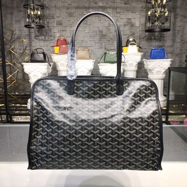 Goyard original canvas hardy tote bag GY0014 black