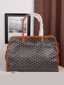 Goyard original canvas hardy tote bag GY0014 black&brown