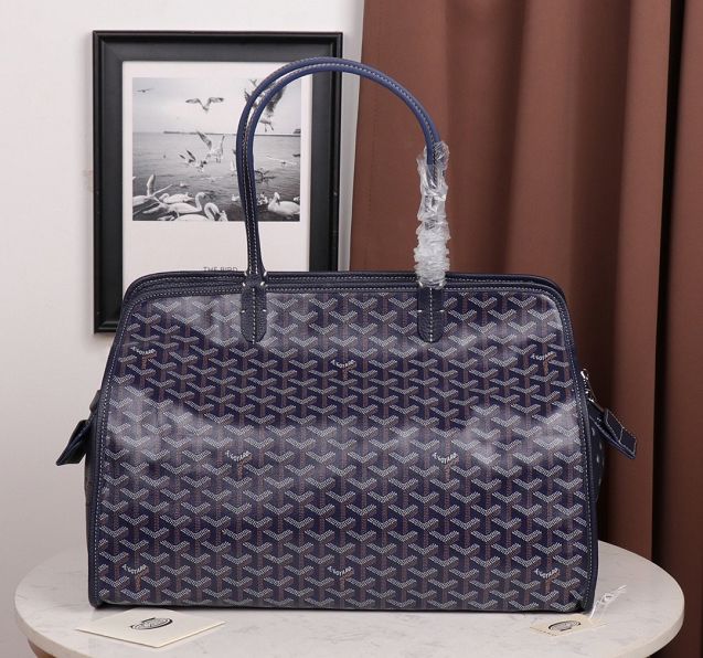 Goyard original canvas hardy tote bag GY0014 navy blue