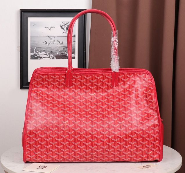 Goyard original canvas hardy tote bag GY0014 red