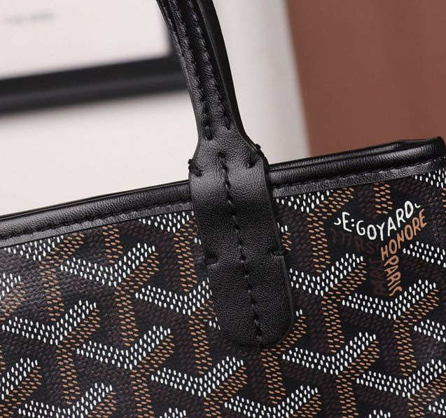 Goyard original canvas tote bag GY0019 black