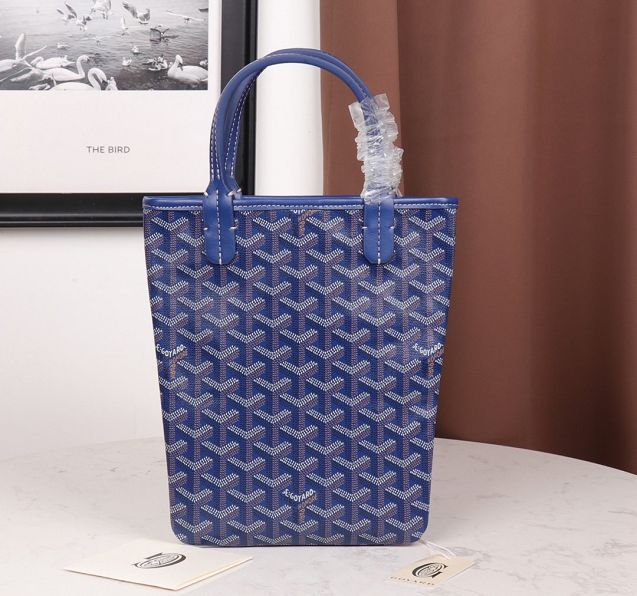 Goyard original canvas tote bag GY0019 blue