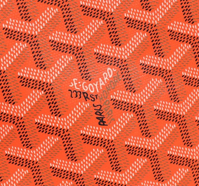 Goyard original canvas tote bag GY0019 orange