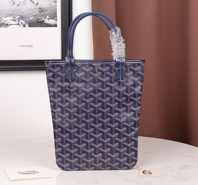 Goyard original canvas tote bag GY0019 royal blue