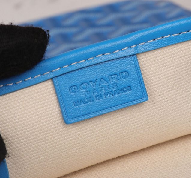 Goyard original canvas tote bag GY0019 sky blue