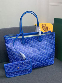 Goyard original canvas isabelle tote pm bag GY0025 blue