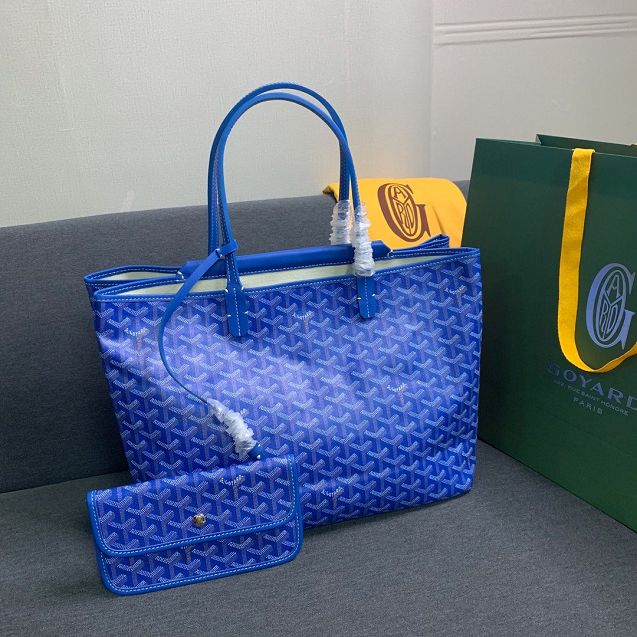 Goyard original canvas isabelle tote pm bag GY0025 blue