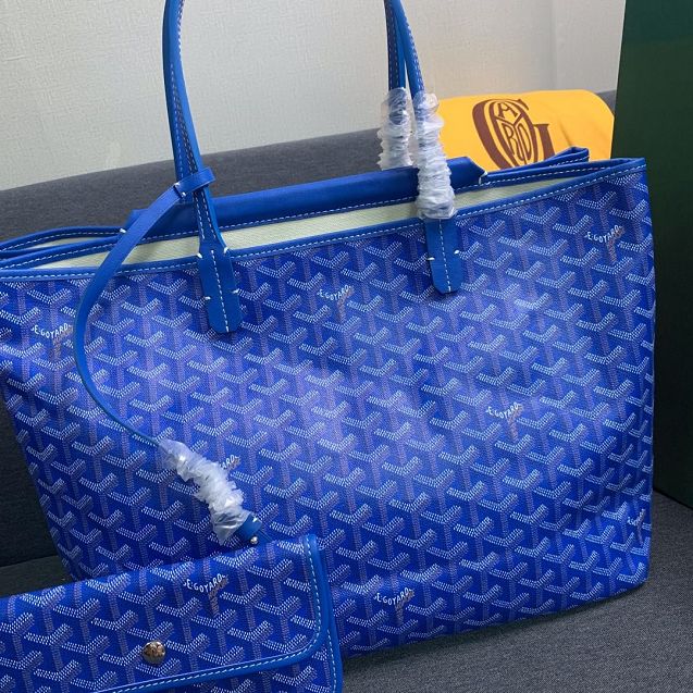 Goyard original canvas isabelle tote pm bag GY0025 blue