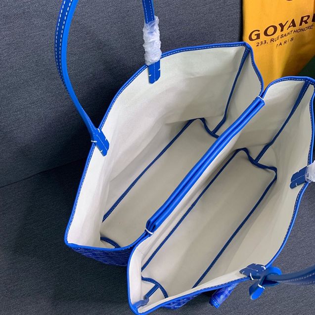 Goyard original canvas isabelle tote pm bag GY0025 blue