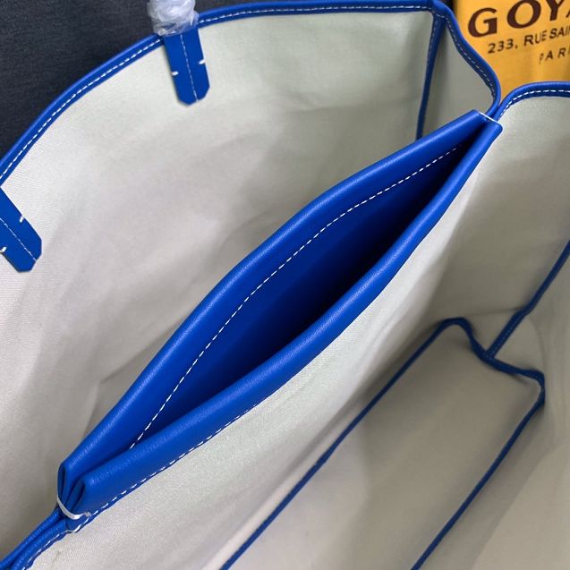 Goyard original canvas isabelle tote pm bag GY0025 blue