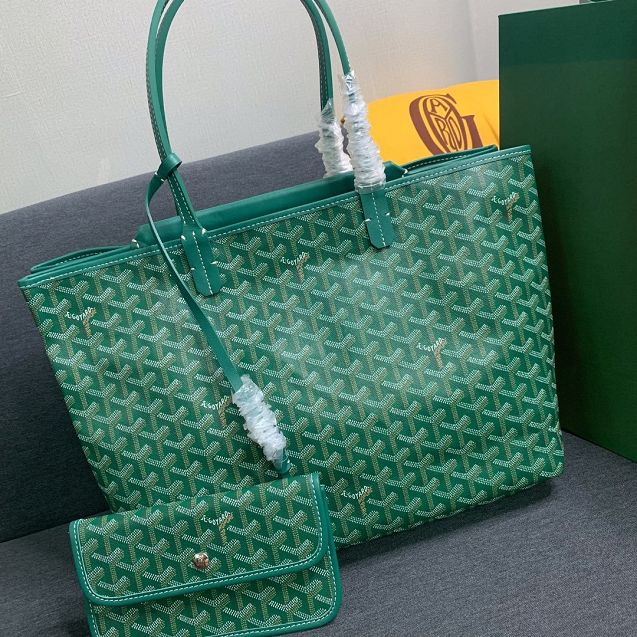 Goyard original canvas isabelle tote pm bag GY0025 green