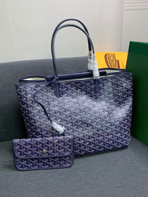 Goyard original canvas isabelle tote pm bag GY0025 royal blue