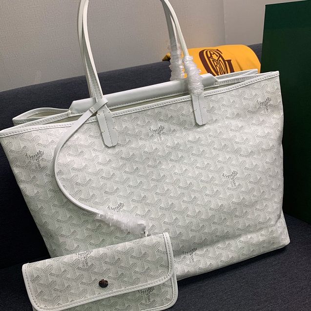 Goyard original canvas isabelle tote pm bag GY0025 white