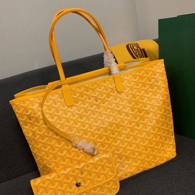 Goyard original canvas isabelle tote pm bag GY0025 yellow