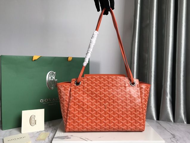 Goyard original canvas rouette shoulder bag GY0004 orange