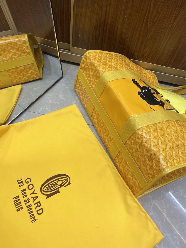 Goyard original canvas villette shopping tote bag GY0026 yellow