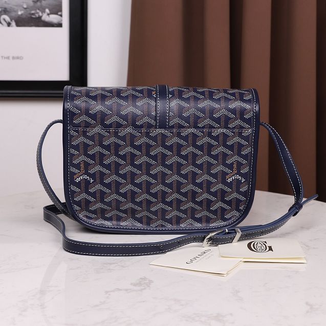 Goyard original canvas belvedere bag GY0012 royal blue