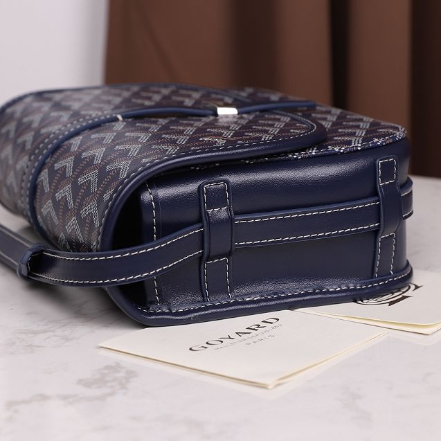 Goyard original canvas belvedere bag GY0012 royal blue