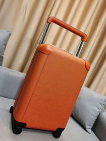 Louis vuitton original calfskin horizon 55 rolling luggage M23263 orange