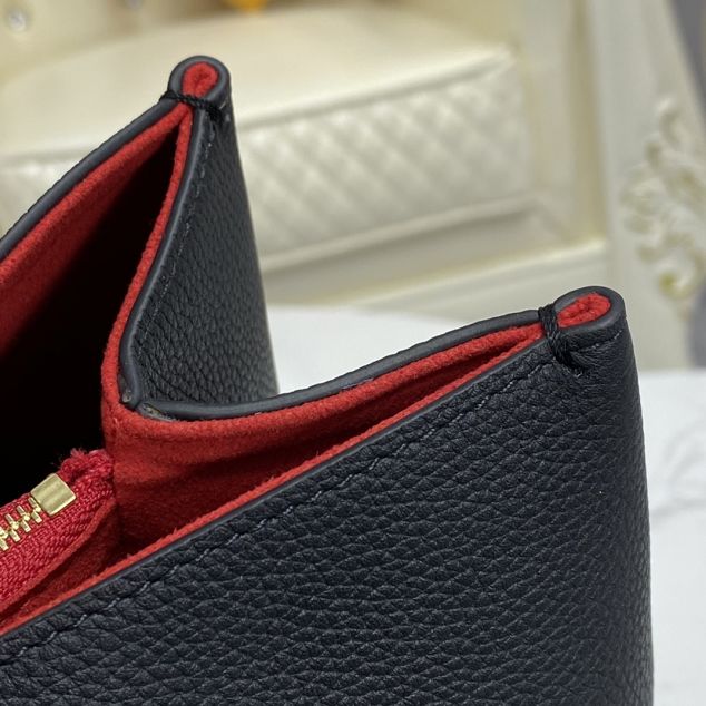 2021 Louis vuitton original calfskin lockme shopper handbag M57345 black