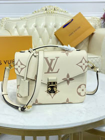 Louis vuitton original calfskin pochette metis M45596 white