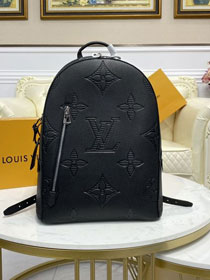 Louis vuitton original calfskin armand backpack M57288 black