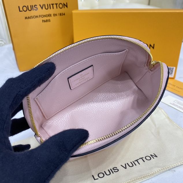 Louis vuitton original calfskin cosmetic pouch M80502 pink