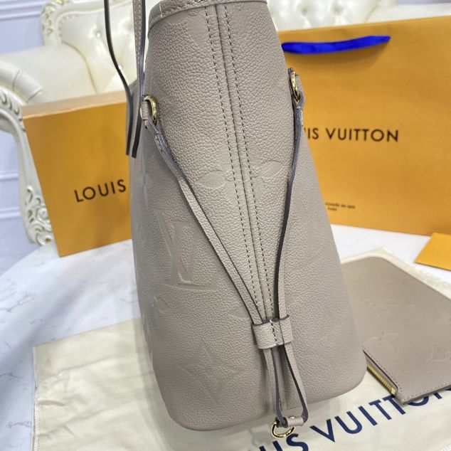 Louis vuitton original monogram empreinte neverfull mm M45686 grey