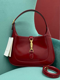 2021 GG original calfskin jackie 1961 small shoulder bag 636709 red