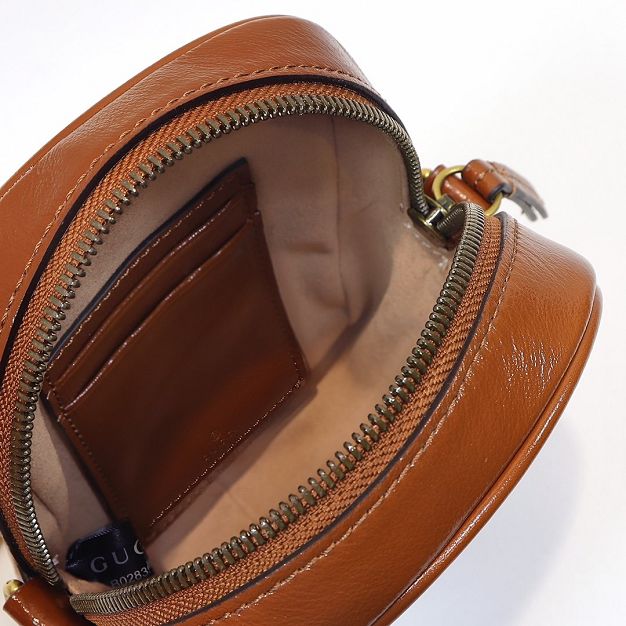 GG original calfskin marmont mini bag 598597 brown