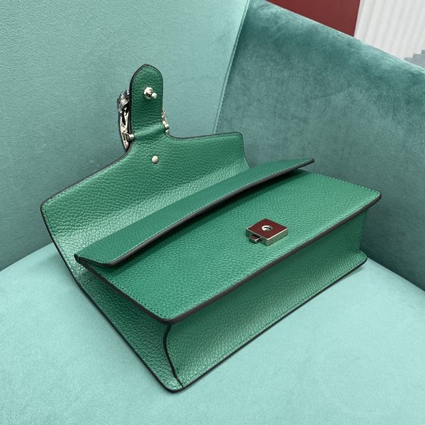 GG original calfskin dionysus small shoulder bag 499623 green