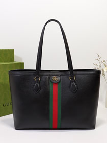 2021 GG original calfskin ophidia medium tote bag 631685 black