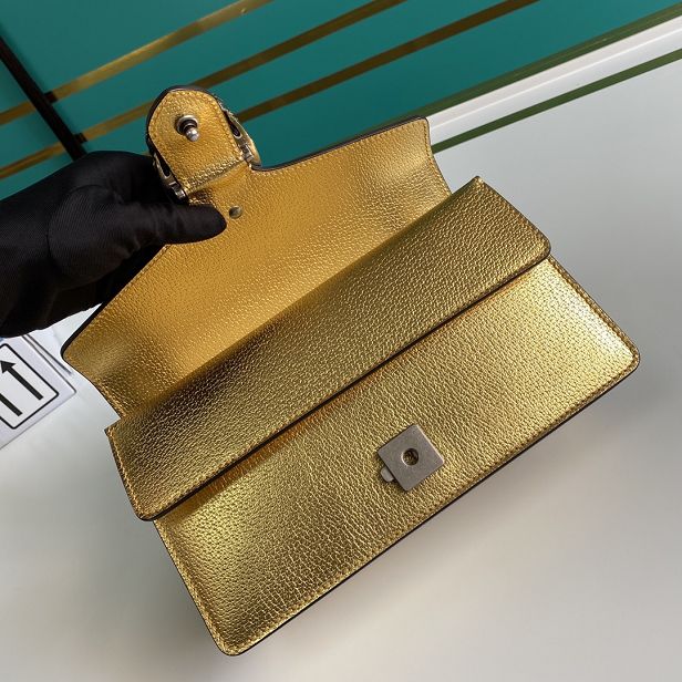GG original calfskin dionysus small shoulder bag 499623 gold