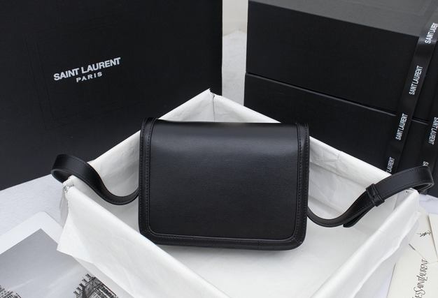 YSL original calfskin solferino small satchel 634306 black