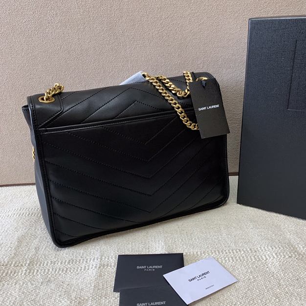 YSL original lambskin niki medium bag 498894 black