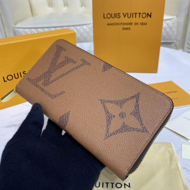 Louis vuitton monogram canvas zippy wallet M69353