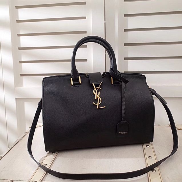 YSL original calfskin small cabas bag 394461 black