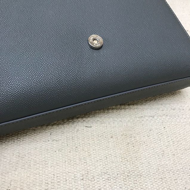 YSL original grained calfskin medium kate satchel 326078 grey
