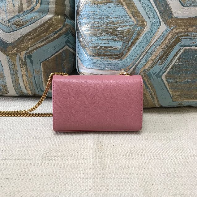YSL original grained calfskin mini kate bag 326076 light pink