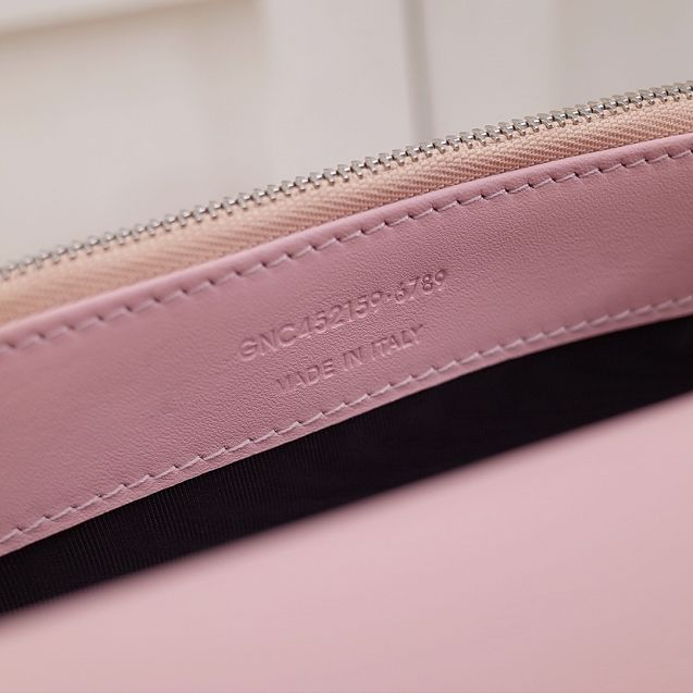 YSL original smooth calfskin kate chain wallet 452159 pink