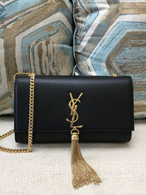 YSL original smooth calfskin medium kate satchel 326078 black