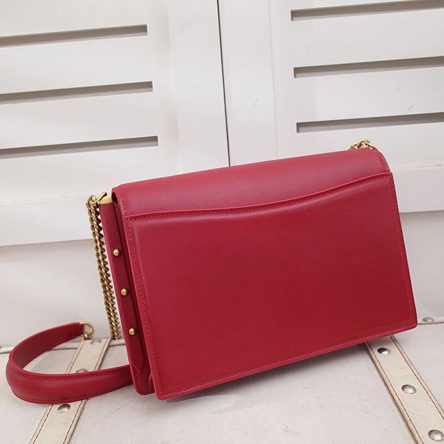 YSL original calfskin messenger bag 513667 red