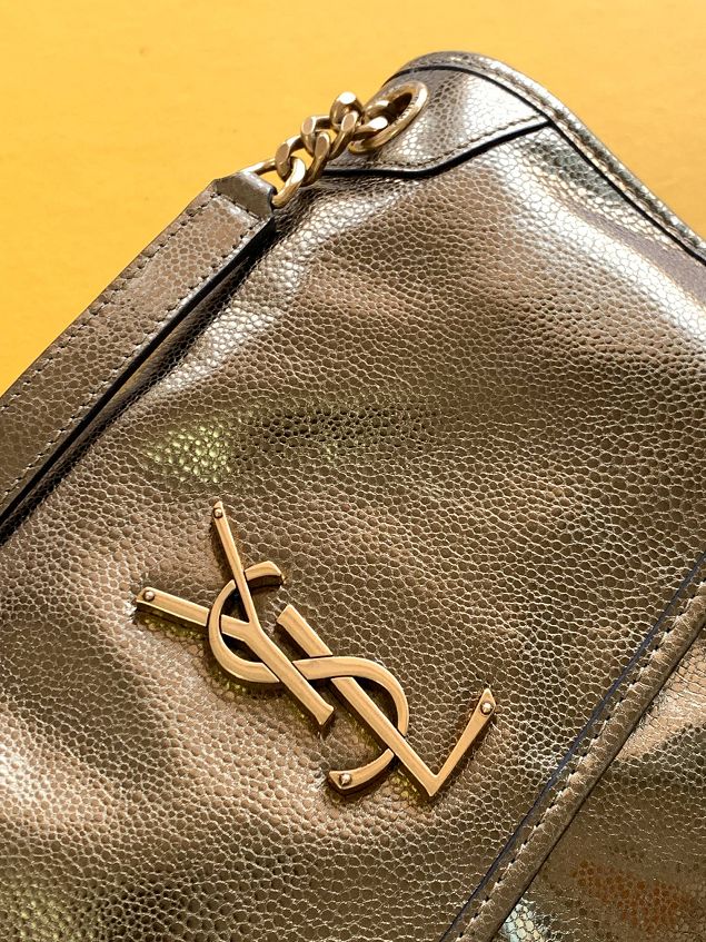 YSL original calfskin niki medium bag 498894 gold