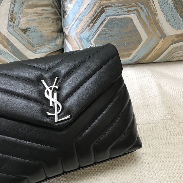 YSL original calfskin loulou small bag 464676 black